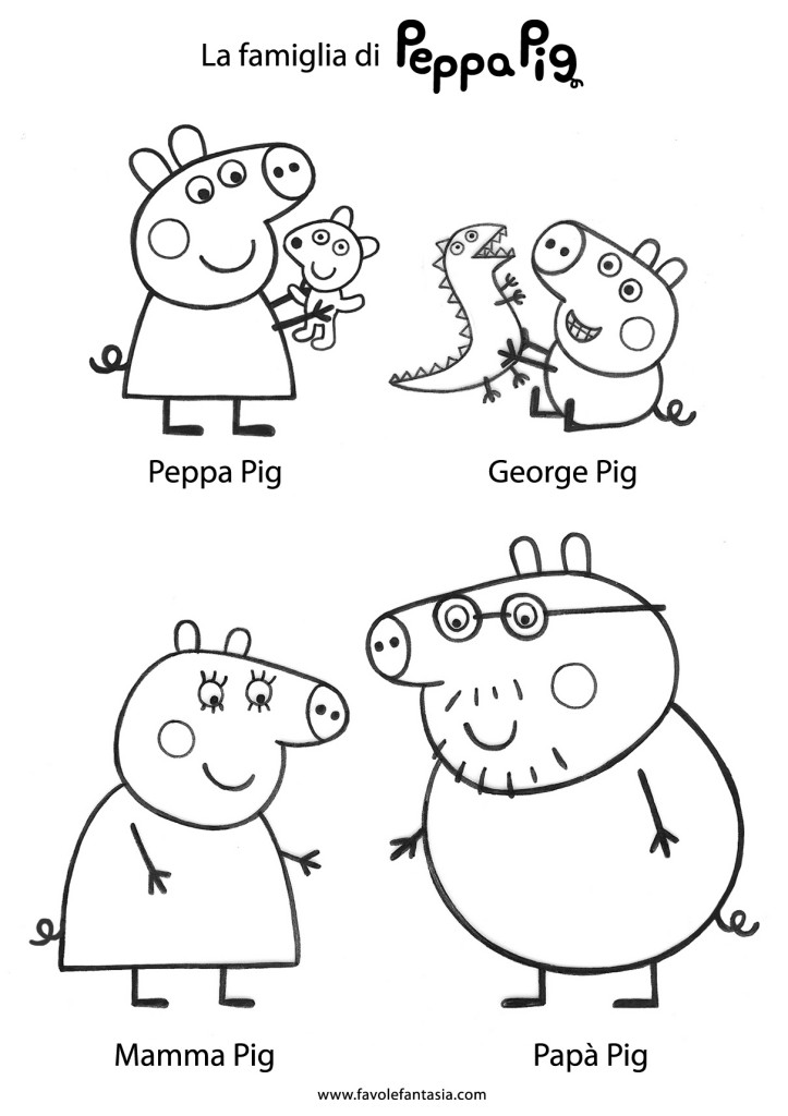 Dessin à colorier: Peppa Pig (Dessins Animés) #43997 - Coloriages à Imprimer Gratuits