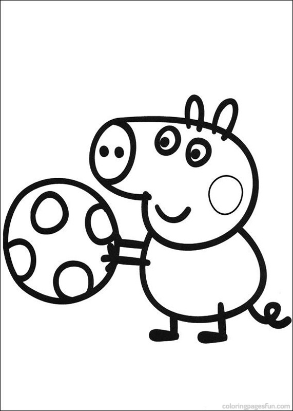 Dessin à colorier: Peppa Pig (Dessins Animés) #44005 - Coloriages à Imprimer Gratuits