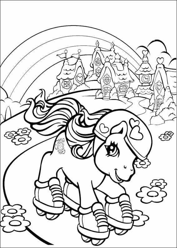 Dessin à colorier: Petit Poney (Dessins Animés) #42031 - Coloriages à Imprimer Gratuits