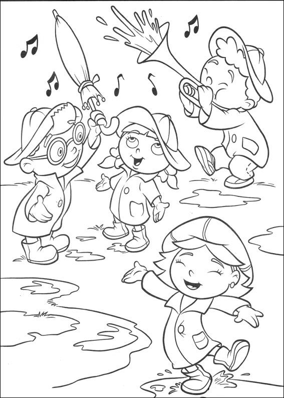 Dessin à colorier: Petits Einstein (Dessins Animés) #45713 - Coloriages à Imprimer Gratuits