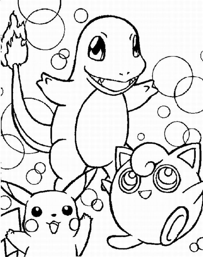 Dessin à colorier: Pokemon (Dessins Animés) #24642 - Coloriages à Imprimer Gratuits