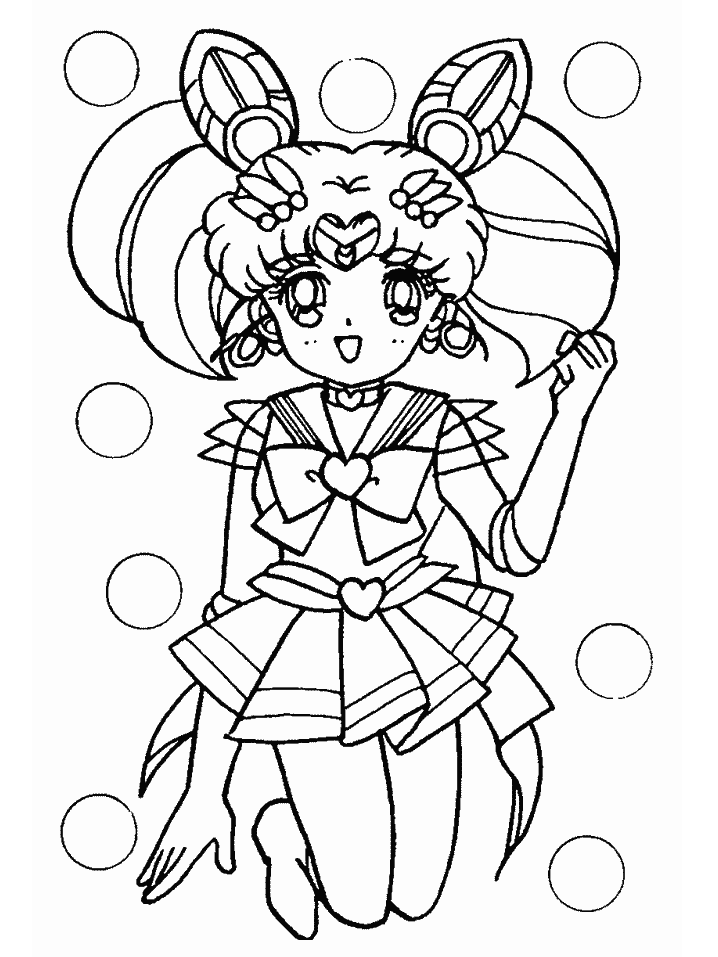 Dessin à colorier: Sailor Moon (Dessins Animés) #50317 - Coloriages à Imprimer Gratuits