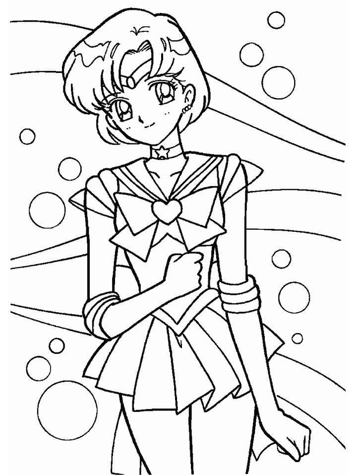 Dessin à colorier: Sailor Moon (Dessins Animés) #50422 - Coloriages à Imprimer Gratuits