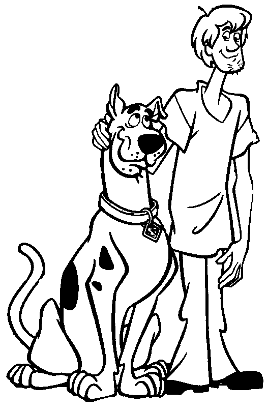 Dessin à colorier: Scooby doo (Dessins Animés) #31313 - Coloriages à Imprimer Gratuits