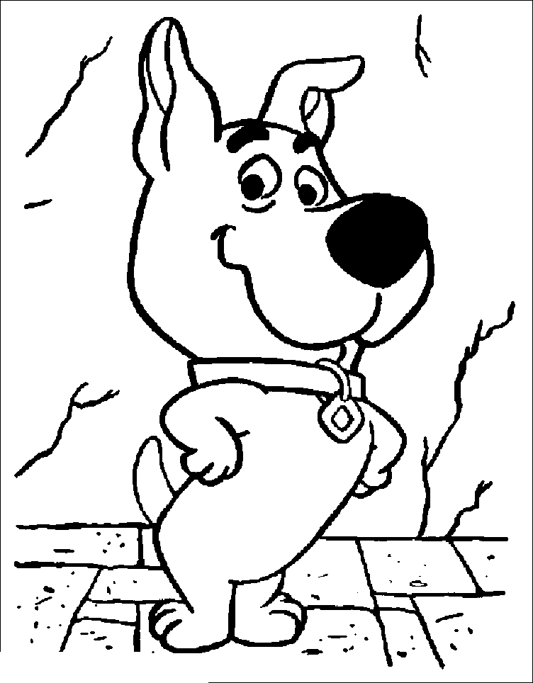 Dessin à colorier: Scooby doo (Dessins Animés) #31315 - Coloriages à Imprimer Gratuits
