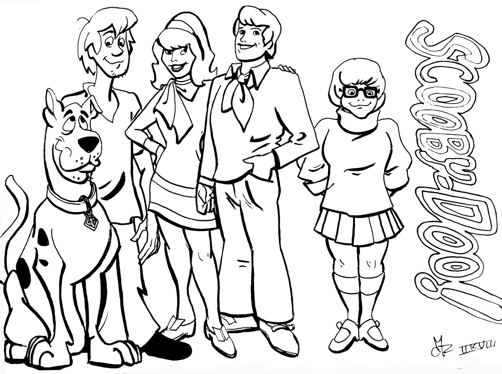 Dessin à colorier: Scooby doo (Dessins Animés) #31333 - Coloriages à Imprimer Gratuits