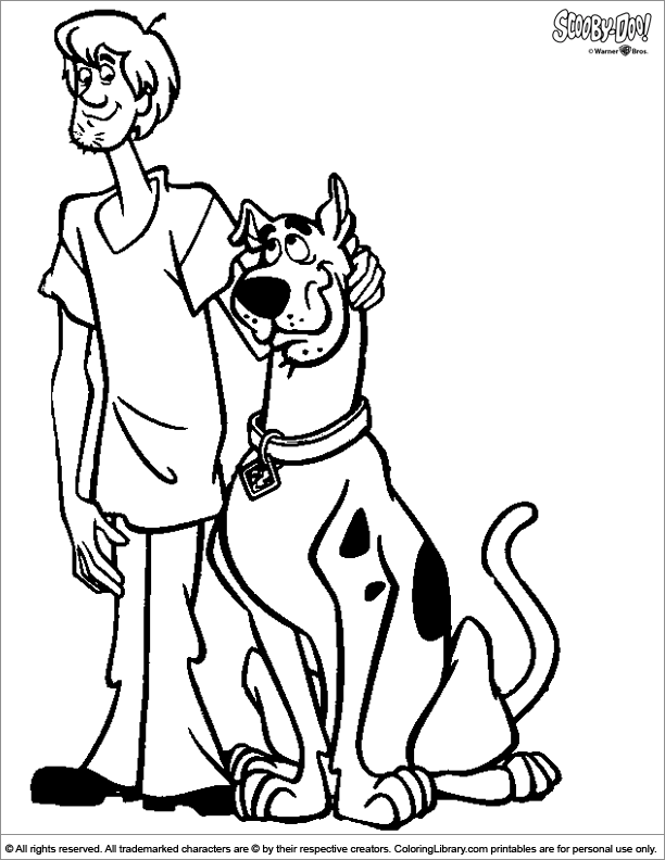 Dessin à colorier: Scooby doo (Dessins Animés) #31334 - Coloriages à Imprimer Gratuits
