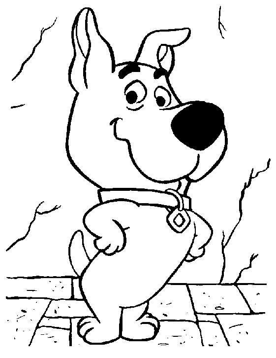 Dessin à colorier: Scooby doo (Dessins Animés) #31458 - Coloriages à Imprimer Gratuits