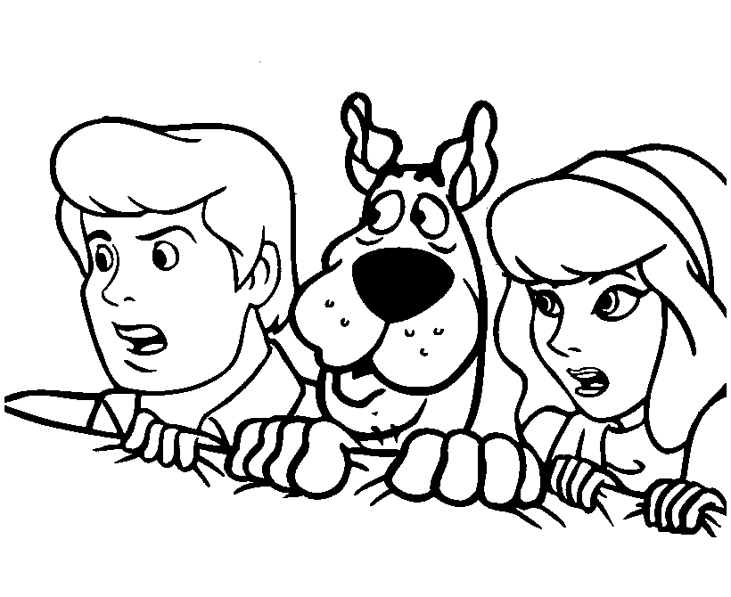 Dessin à colorier: Scooby doo (Dessins Animés) #31494 - Coloriages à Imprimer Gratuits