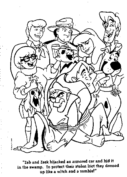 Dessin à colorier: Scooby doo (Dessins Animés) #31527 - Coloriages à Imprimer Gratuits
