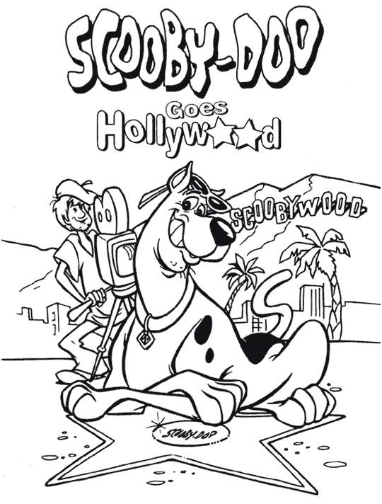 Dessin à colorier: Scooby doo (Dessins Animés) #31545 - Coloriages à Imprimer Gratuits