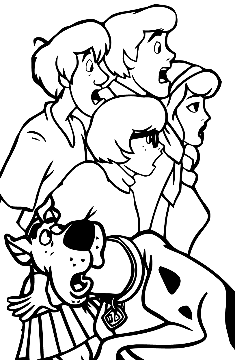 Dessin à colorier: Scooby doo (Dessins Animés) #31560 - Coloriages à Imprimer Gratuits