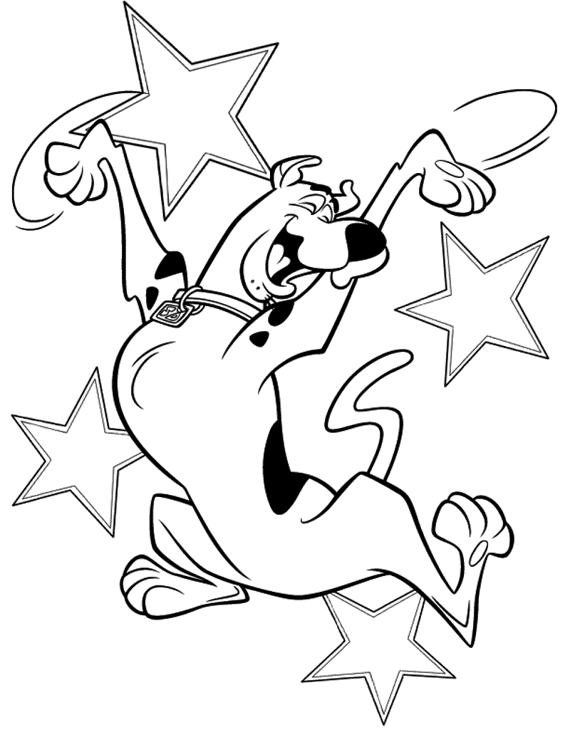 Dessin à colorier: Scooby doo (Dessins Animés) #31682 - Coloriages à Imprimer Gratuits