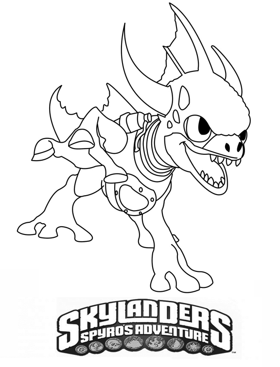 Dessin à colorier: Skylanders (Dessins Animés) #43424 - Coloriages à Imprimer Gratuits