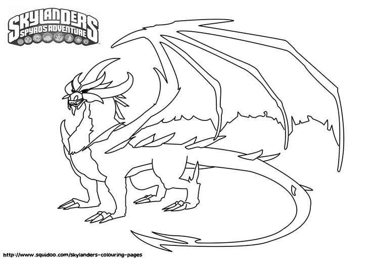 Dessin à colorier: Skylanders (Dessins Animés) #43449 - Coloriages à Imprimer Gratuits