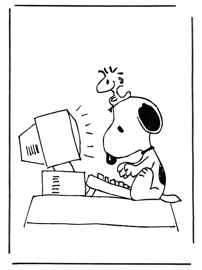 Dessin à colorier: Snoopy (Dessins Animés) #27071 - Coloriages à Imprimer Gratuits