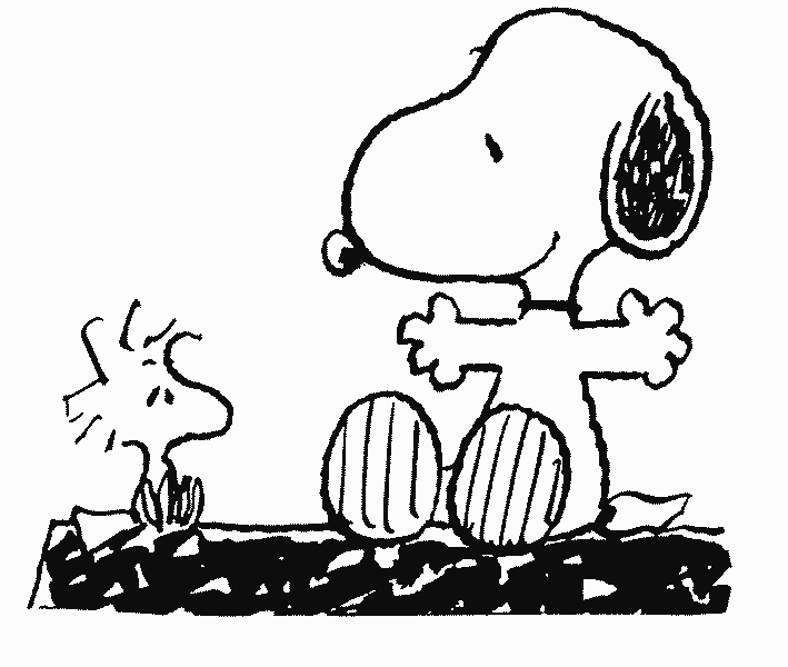 Dessin à colorier: Snoopy (Dessins Animés) #27104 - Coloriages à Imprimer Gratuits