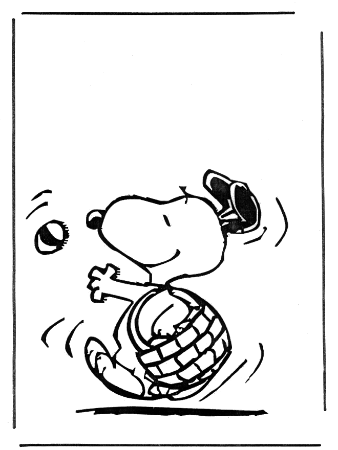 Dessin à colorier: Snoopy (Dessins Animés) #27125 - Coloriages à Imprimer Gratuits