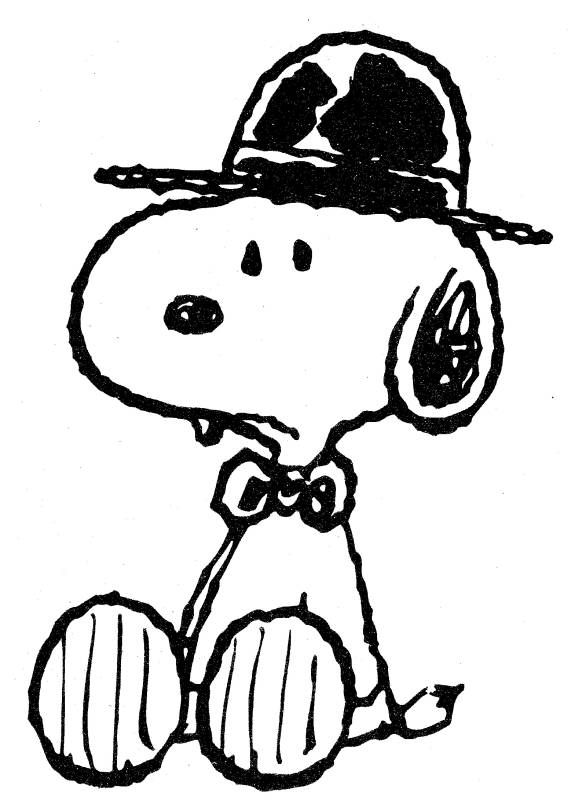 Coloriage Snoopy  92 Dessins  Anim s Coloriages  imprimer