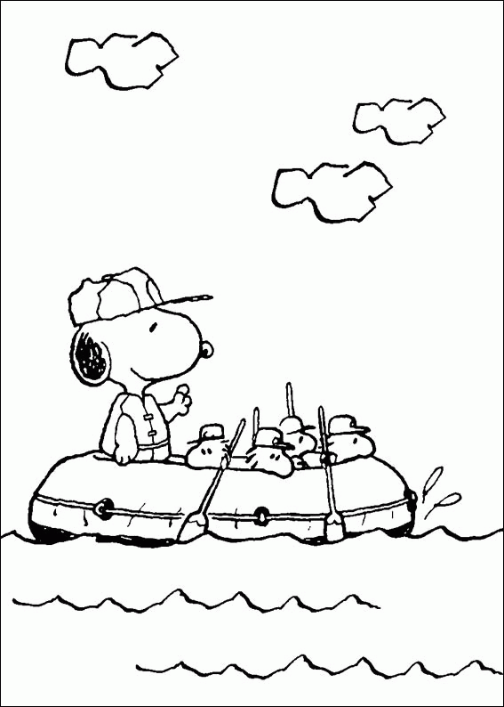 Dessin à colorier: Snoopy (Dessins Animés) #27197 - Coloriages à Imprimer Gratuits