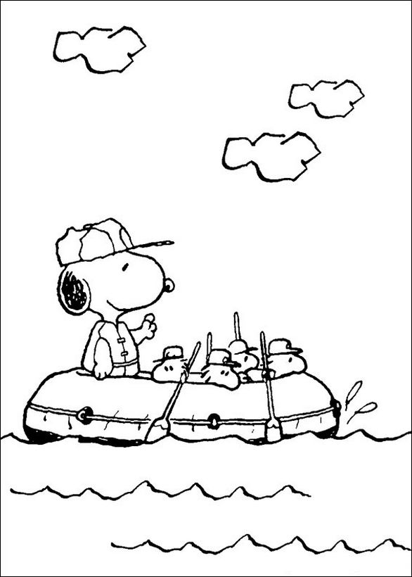 Dessin à colorier: Snoopy (Dessins Animés) #27245 - Coloriages à Imprimer Gratuits