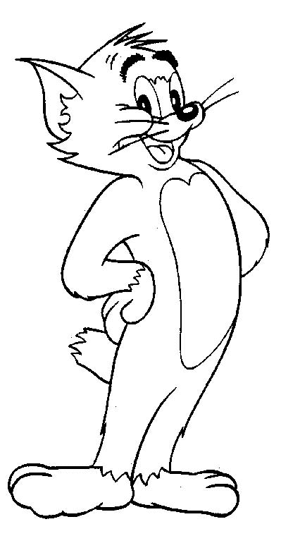 Dessin à colorier: Tom et Jerry (Dessins Animés) #24352 - Coloriages à Imprimer Gratuits