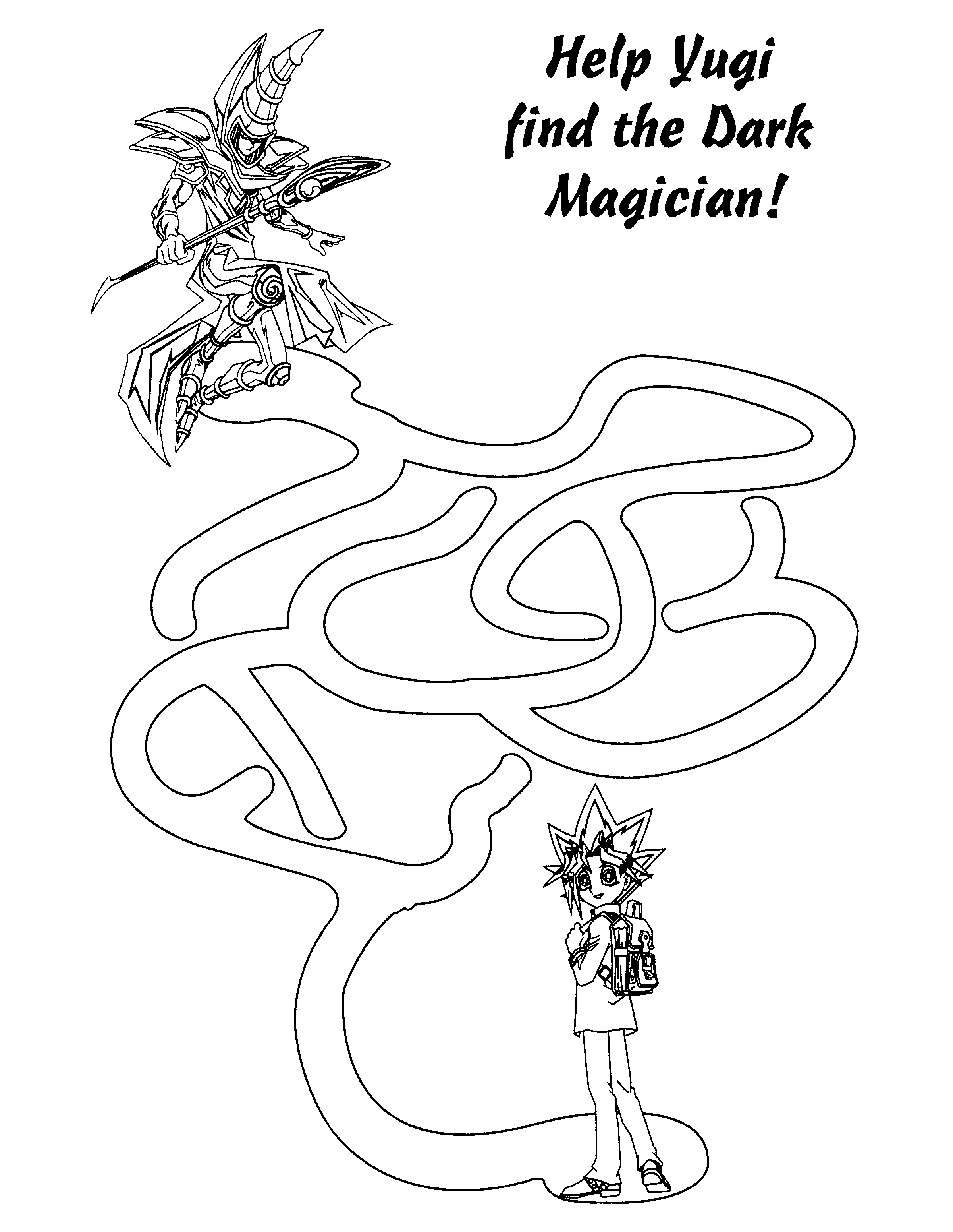 Dessin à colorier: Yu-Gi-Oh! (Dessins Animés) #53051 - Coloriages à Imprimer Gratuits