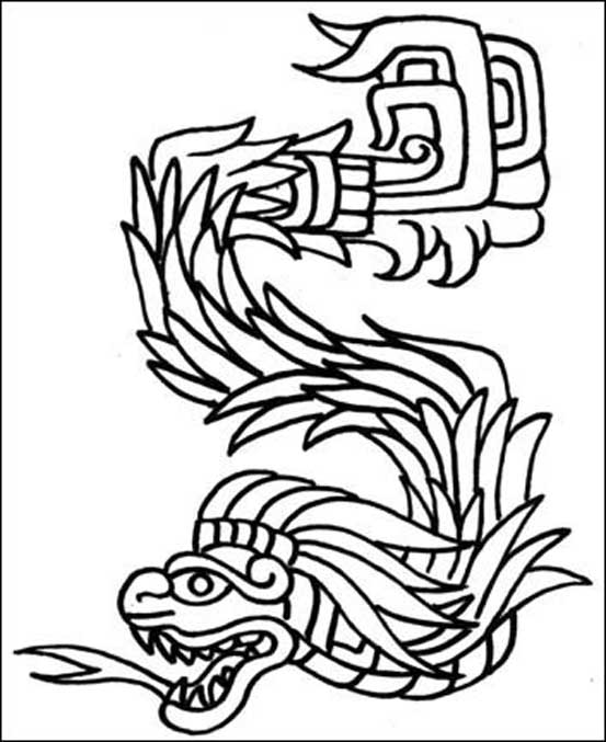 Dessin à colorier: Mythologie Aztèque (Dieux et Déesses) #111595 - Coloriages à Imprimer Gratuits