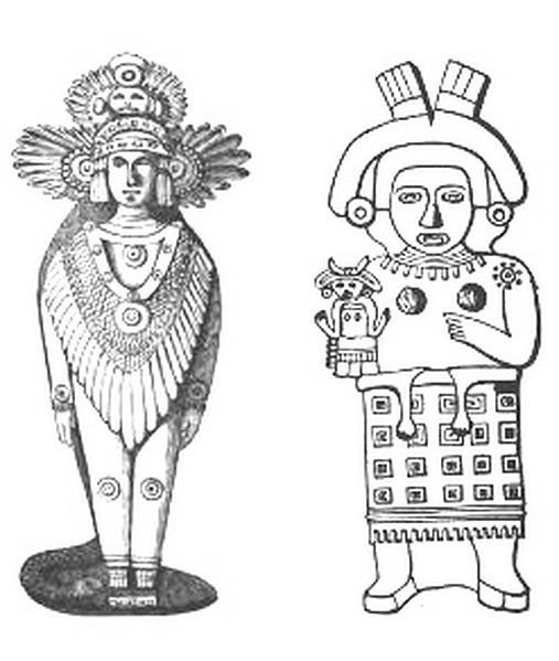 Dessin à colorier: Mythologie Aztèque (Dieux et Déesses) #111655 - Coloriages à Imprimer Gratuits