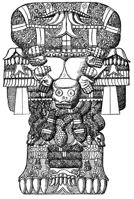 Dessin à colorier: Mythologie Aztèque (Dieux et Déesses) #111779 - Coloriages à Imprimer Gratuits