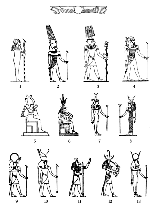 Dessin à colorier: Mythologie Égyptienne (Dieux et Déesses) #111159 - Coloriages à Imprimer Gratuits