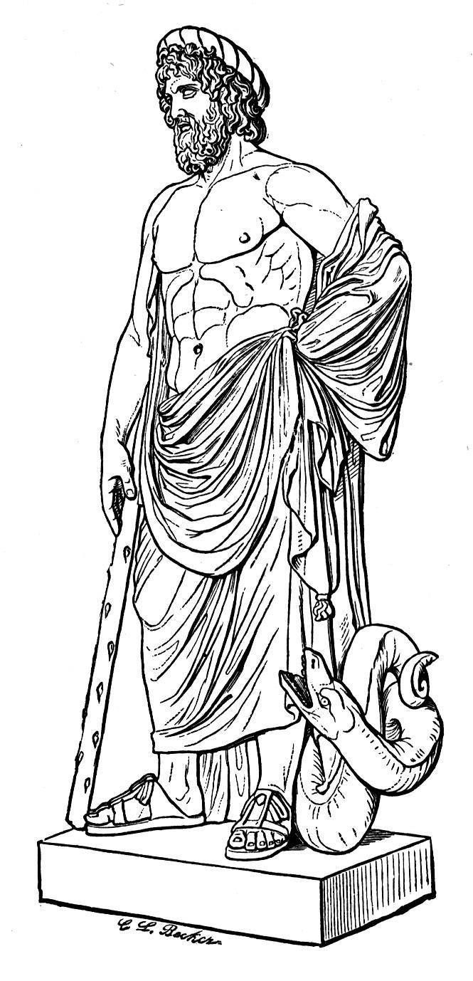 Dessin à colorier: Mythologie Grecque (Dieux et Déesses) #109649 - Coloriages à Imprimer Gratuits