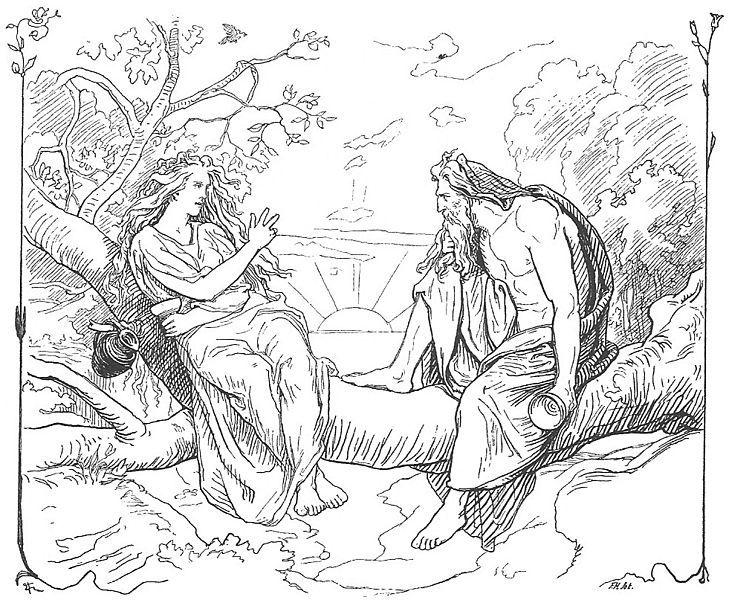 Dessin à colorier: Mythologie Nordique (Dieux et Déesses) #110453 - Coloriages à Imprimer Gratuits