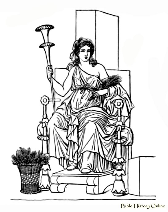 Dessin à colorier: Mythologie Romaine (Dieux et Déesses) #110028 - Coloriages à Imprimer Gratuits