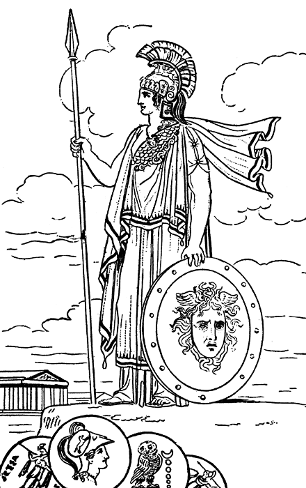 Dessin à colorier: Mythologie Romaine (Dieux et Déesses) #110073 - Coloriages à Imprimer Gratuits