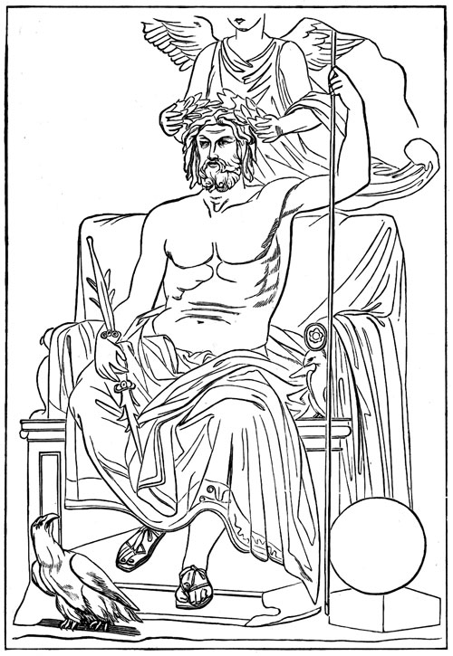 Dessin à colorier: Mythologie Romaine (Dieux et Déesses) #110097 - Coloriages à Imprimer Gratuits