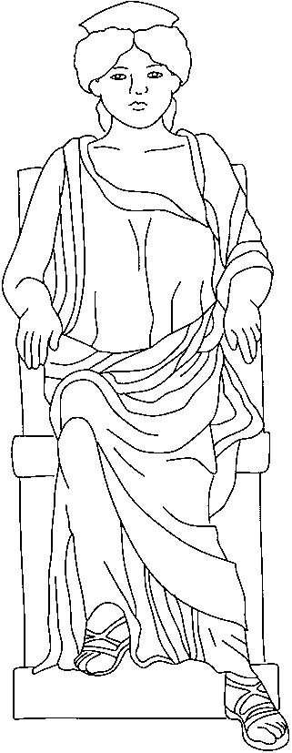 Dessin à colorier: Mythologie Romaine (Dieux et Déesses) #110111 - Coloriages à Imprimer Gratuits
