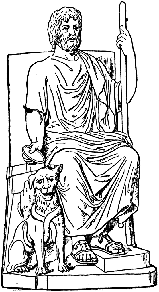 Dessin à colorier: Mythologie Romaine (Dieux et Déesses) #110120 - Coloriages à Imprimer Gratuits