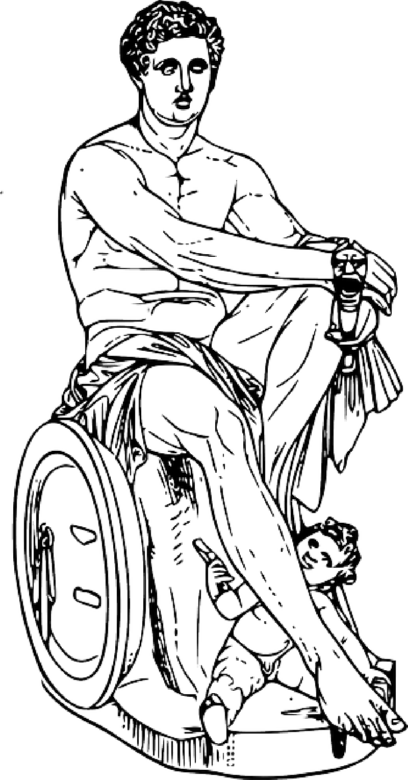 Dessin à colorier: Mythologie Romaine (Dieux et Déesses) #110138 - Coloriages à Imprimer Gratuits
