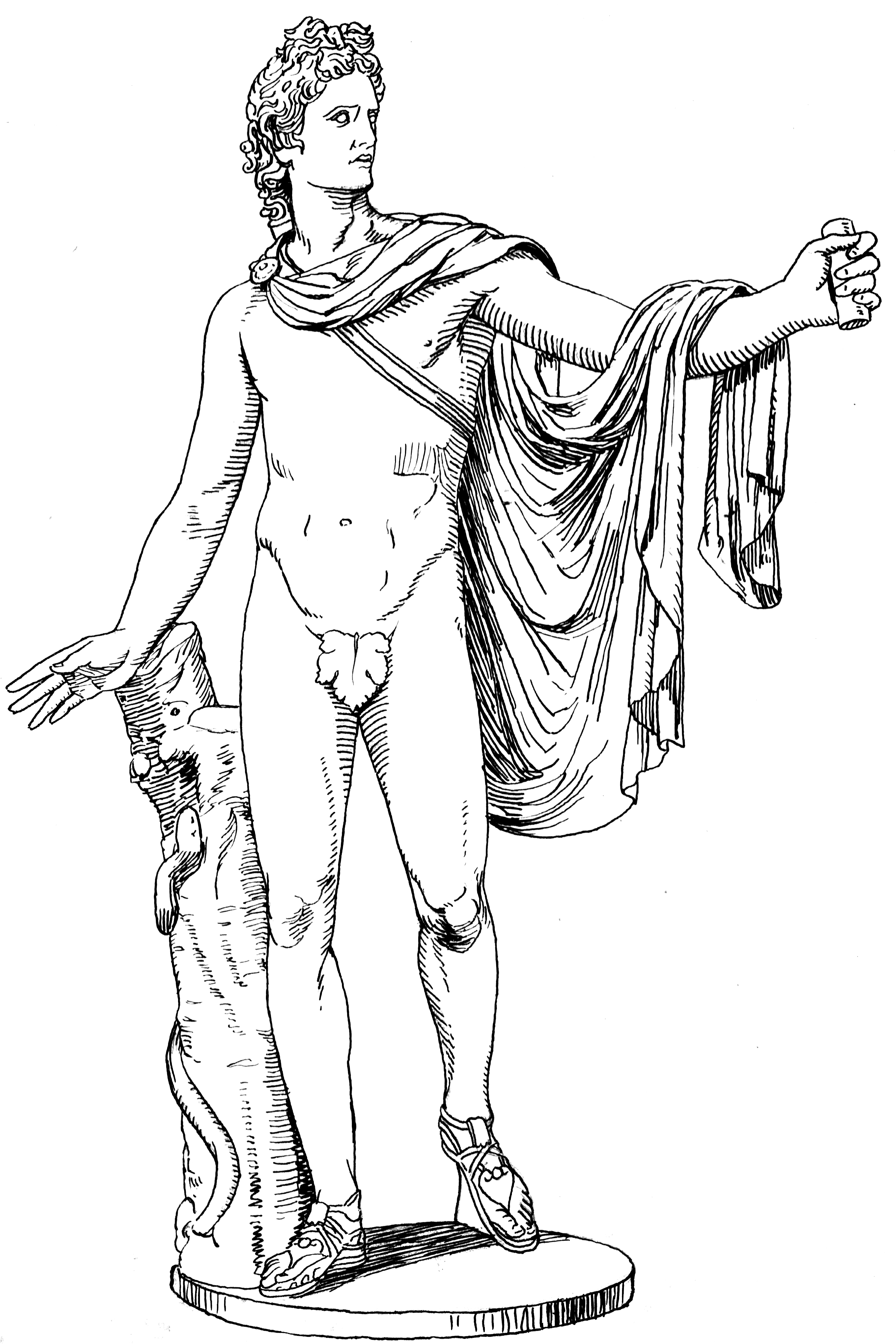 Dessin à colorier: Mythologie Romaine (Dieux et Déesses) #110188 - Coloriages à Imprimer Gratuits
