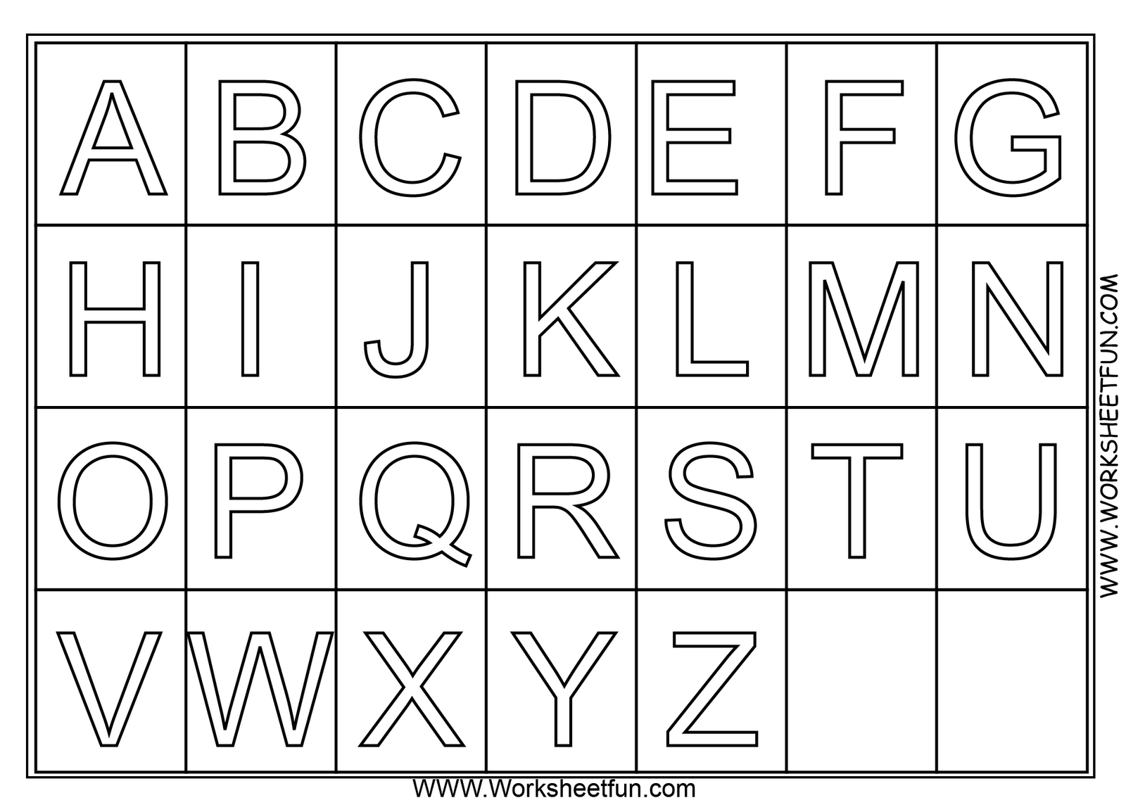 Dessin à colorier: Alphabet (Éducatifs) #124594 - Coloriages à Imprimer Gratuits