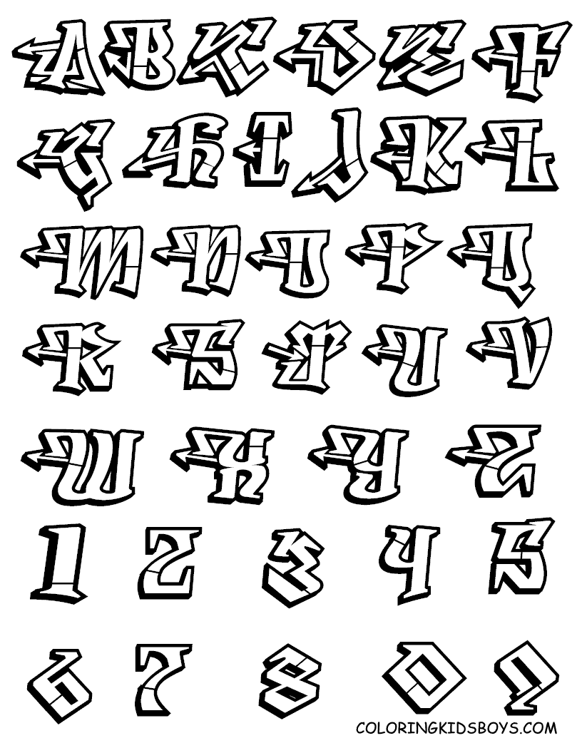 Dessin à colorier: Alphabet (Éducatifs) #124790 - Coloriages à Imprimer Gratuits