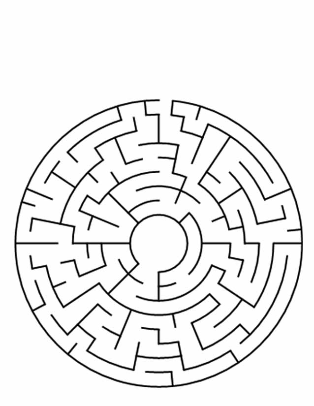 Dessin à colorier: Labyrinthes (Éducatifs) #126422 - Coloriages à Imprimer Gratuits