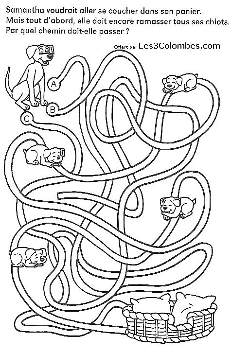 Dessin à colorier: Labyrinthes (Éducatifs) #126528 - Coloriages à Imprimer Gratuits
