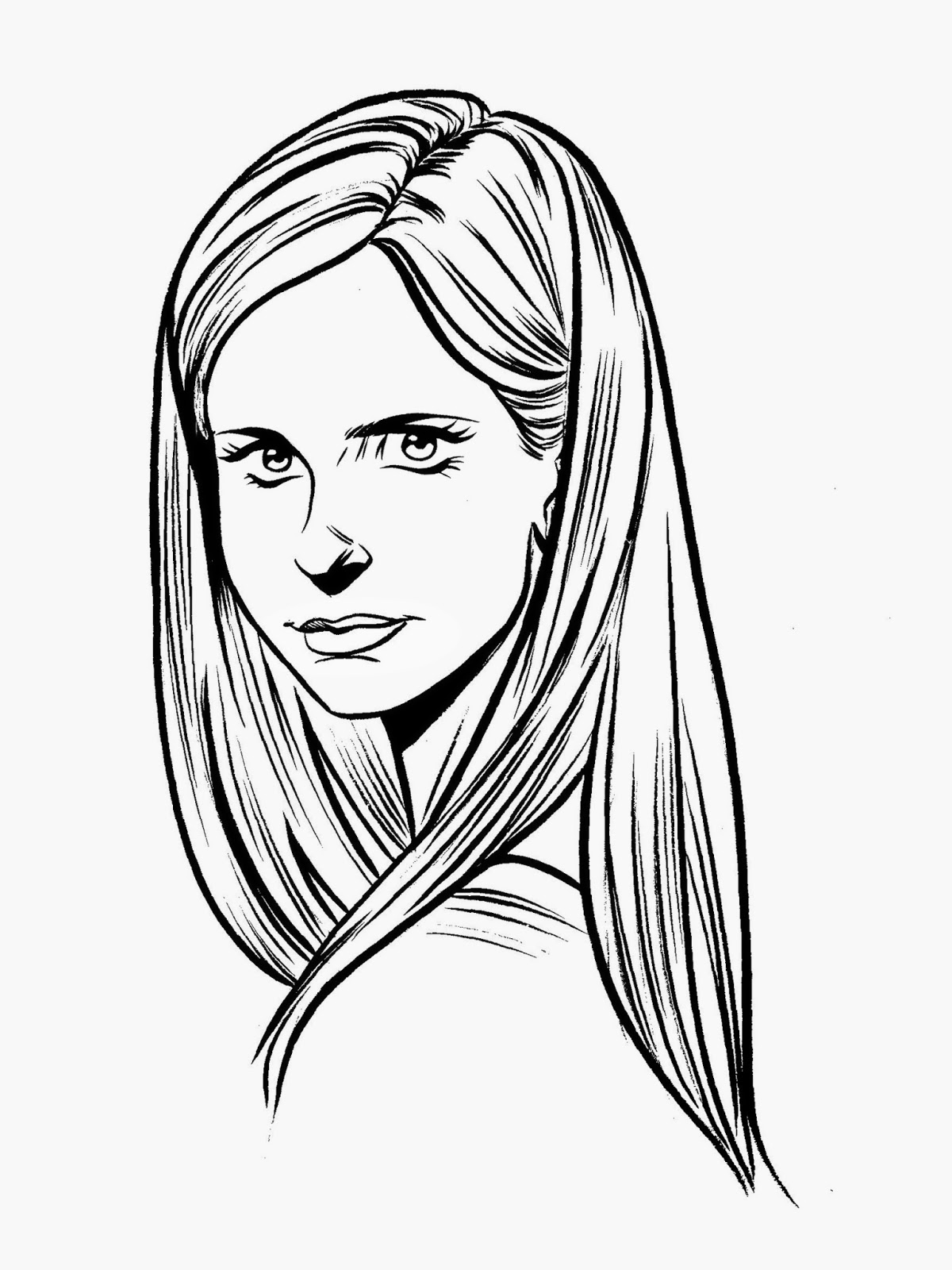 Dessin à colorier: Buffy contre les vampires (Émissions de Télévision) #152693 - Coloriages à Imprimer Gratuits