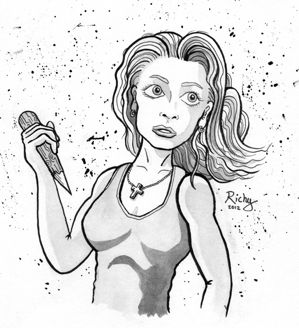 Dessin à colorier: Buffy contre les vampires (Émissions de Télévision) #152701 - Coloriages à Imprimer Gratuits