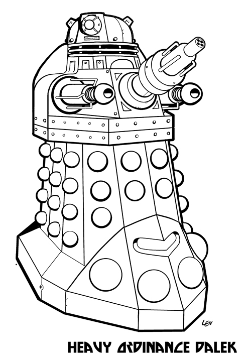 Dessin à colorier: Doctor Who (Émissions de Télévision) #153208 - Coloriages à Imprimer Gratuits