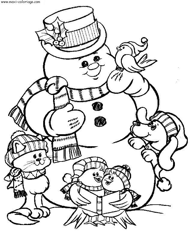 Dessin à colorier: Noël (Fêtes et Occasions spéciales) #54753 - Coloriages à Imprimer Gratuits
