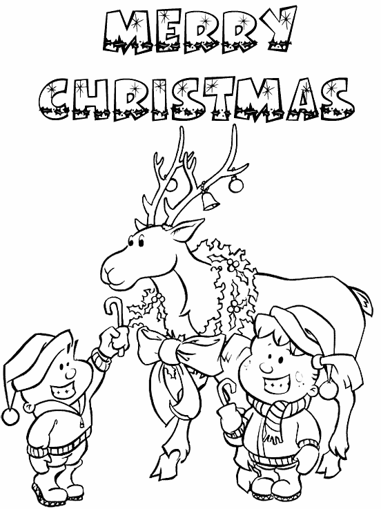 Dessin à colorier: Noël (Fêtes et Occasions spéciales) #54866 - Coloriages à Imprimer Gratuits