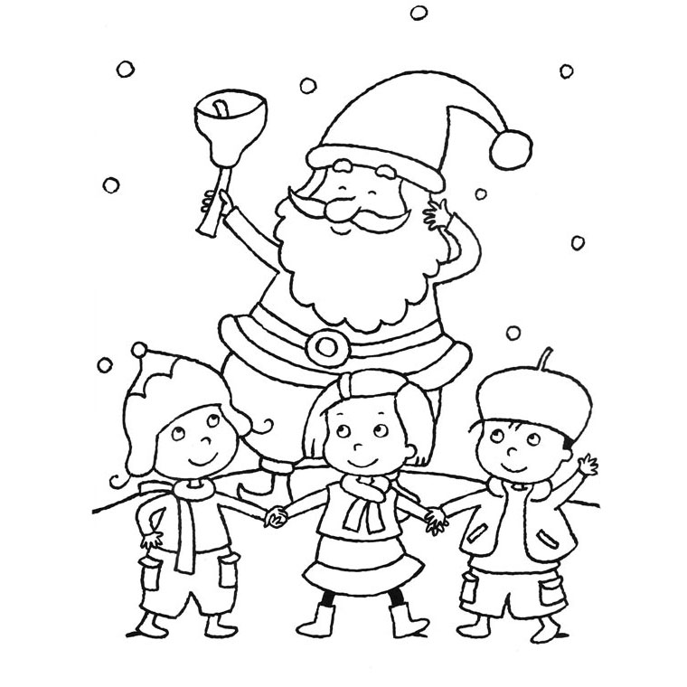 Dessin à colorier: Noël (Fêtes et Occasions spéciales) #54874 - Coloriages à Imprimer Gratuits